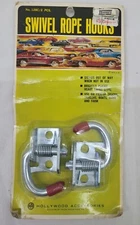 1970 Hollywood Accessories Boat Truck Automotive  Swivel Rope Hooks No. 128C