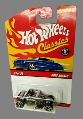 2007 Hot Wheels BONE SHAKER CHROME #L0729 Classics Series 3 #1/30