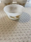 Vintage #424 Fire King Wheat Design Custard Cups Made in USA-6 oz. Set of  8  A7