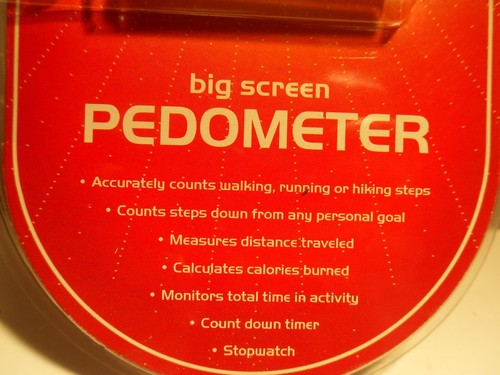 SPORTLINE Big Screen Pedometer 7 Functions With Security Leash Weight Loss Walk - Picture 7 of 14