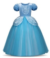 Cinderella Costume Girls Princess Dress Size 140 8 Years 
