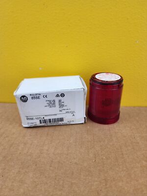 NEW Allen Bradley 855E-10TL4 50mm Stack Light, Steady LED Lamp Module, Red
