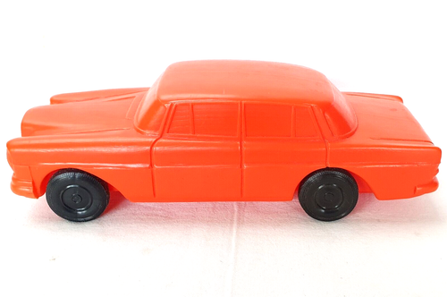 FD Italy 1:20 MERCEDES-BENZ 220 Blow Mold Plastic Model Car Red NM`70 TOP RARE - Picture 4 of 8