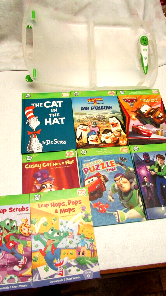 WORKS LeapFrog - Tag Reading System - Learn to Read Book Set Pen