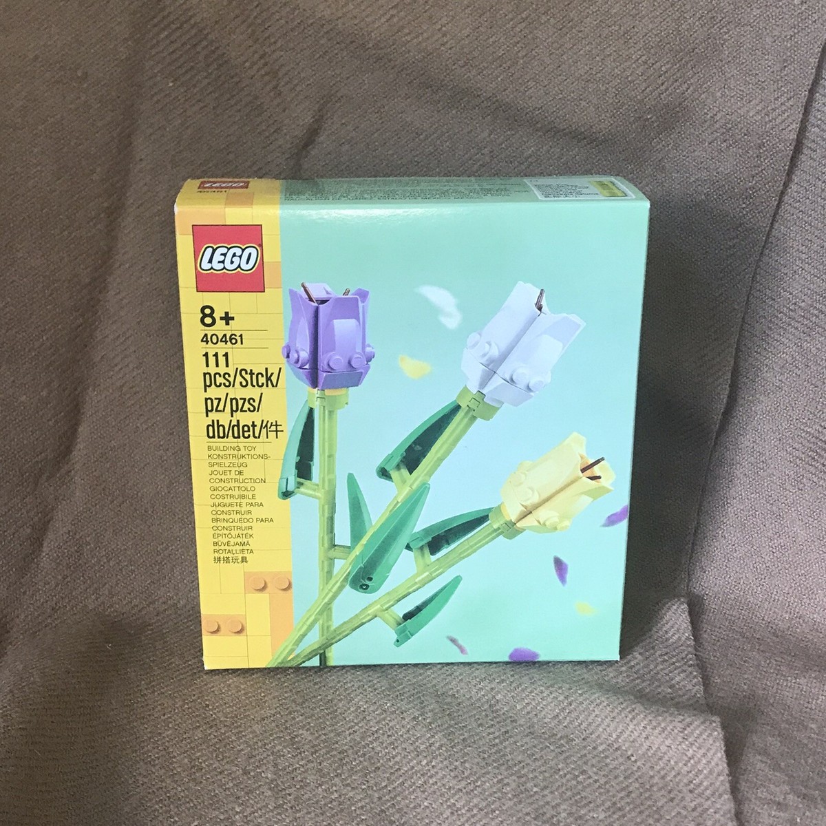 NEW LEGO Tulips 40461 Purple Yellow White Flowers Botanical