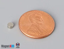 30pcs 1/8"dia x 1/16" N52 Small arts crafts Rare Earth Neodymium Disc Magnets