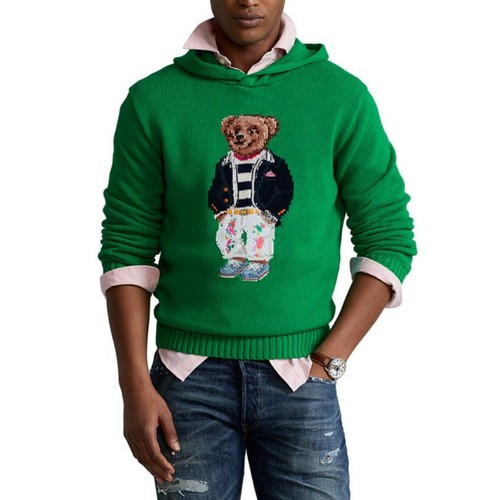 POLO RALPH LAUREN Mens XL Bear Sweater 