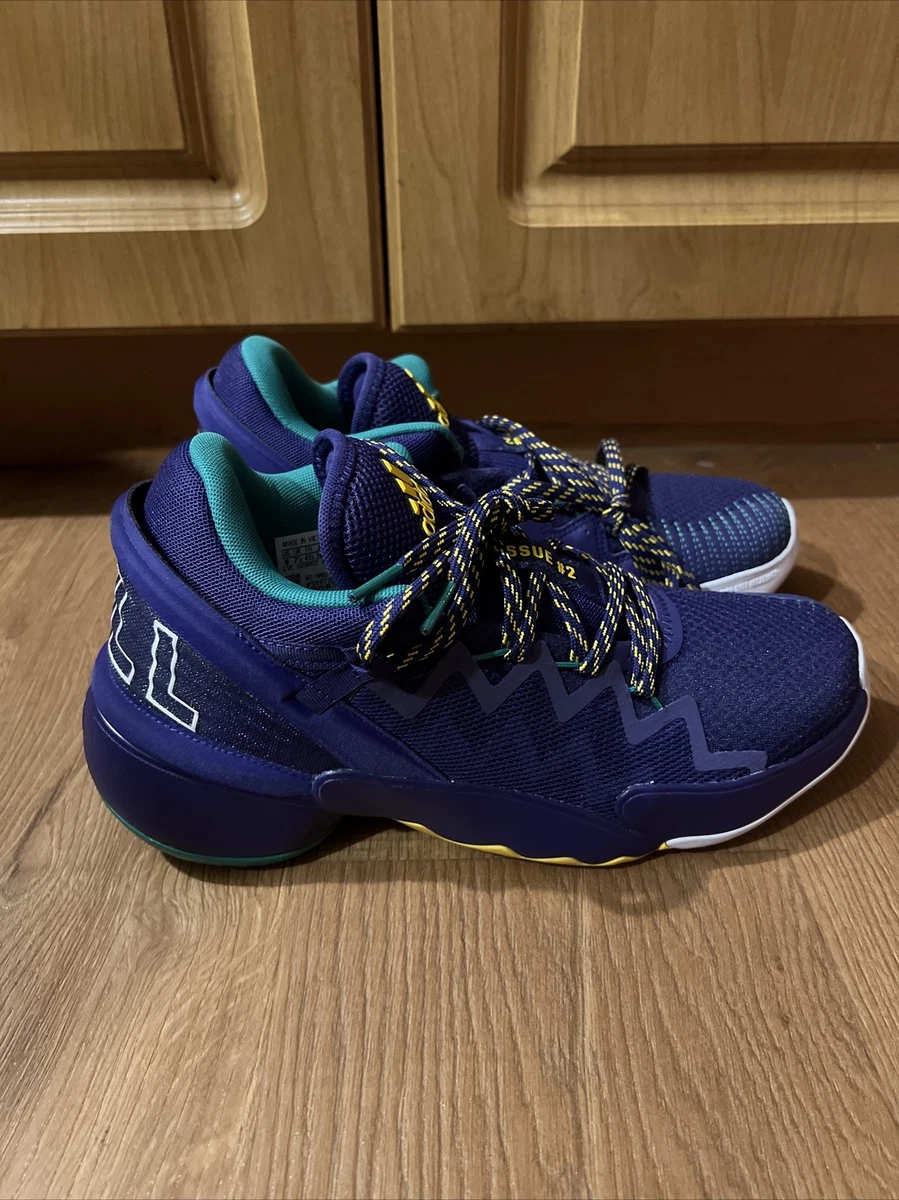NEW Adidas D.O.N. Issue 2 GCA Purple Basketball Shoes FW9037 Mens Size 8