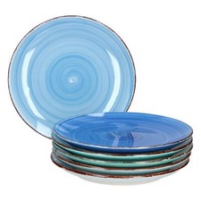 6tlg. Kuchentellerset Blue kleine Frühstück...