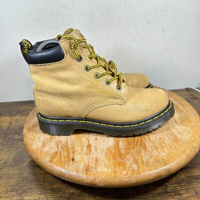 Dr Martens 939 Greasy Suede Tan Boots Women's Size