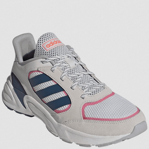 Adidas Women's 90s Valasion Sneaker, White/Tech Ink/Real Pink | eBay