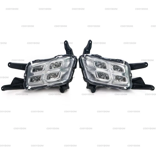 Par de faros antiniebla LED ABS 12V DRL luz de circulación diurna para Kia Optima K5 2014-2015 - Imagen 3 de 6