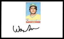 Wayne Gross Baseball Index Card Signed Auto Autograph (no COA) *e1