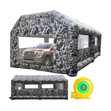 Inflatable Paint Booth Portable Large Inflatable Spray Booth Tent, Car Paint ...