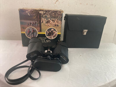 Vintage SEARS Binoculars Model 2504 Coated Optics 10x50 299ft At 1000  Yards - Main Image