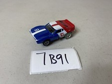 AURORA AFX AMC Javelin 6 Red White Blue Vintage slot car racing A/FX 6, 7B91