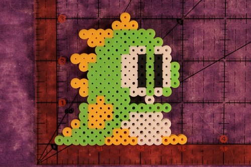 Bubble Bobble - Bob - Magnet oder Untersetzer - Bild 2 von 3