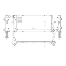 NRF 550034 Kühler Motorkühlung für Hyundai Elantra i30 i30 Fastback