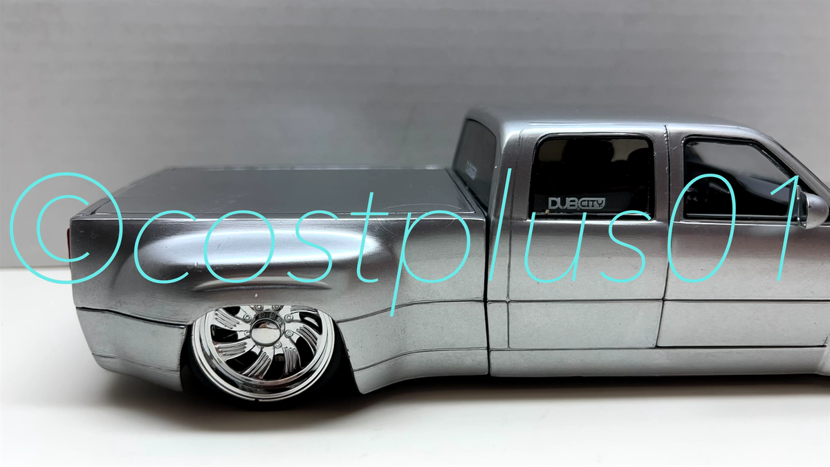 DUB CITY '98 Chevy Silverado DODGEY3台セット 1999 Chevrolet Silverado Dooley Pickup Truck Raw Metal 