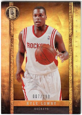 Kyle Lowry 2011-12 Panini Gold Standard 7/299 Jersey Number 1/1