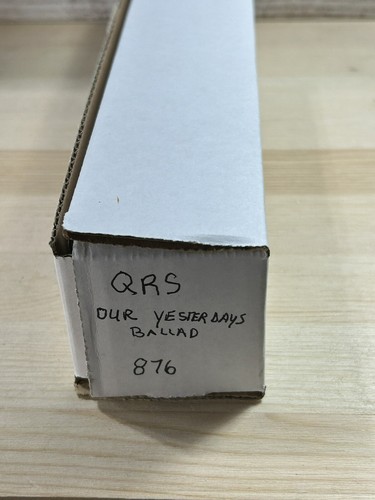 Vintage QRS Piano Roll #876 - Our Yesterdays - Ballad - Lee S. Roberts - New Box - Picture 4 of 4