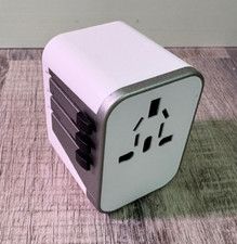 Universal Travel Plug Adapter - International Power Adapter with 4 USB Ports
