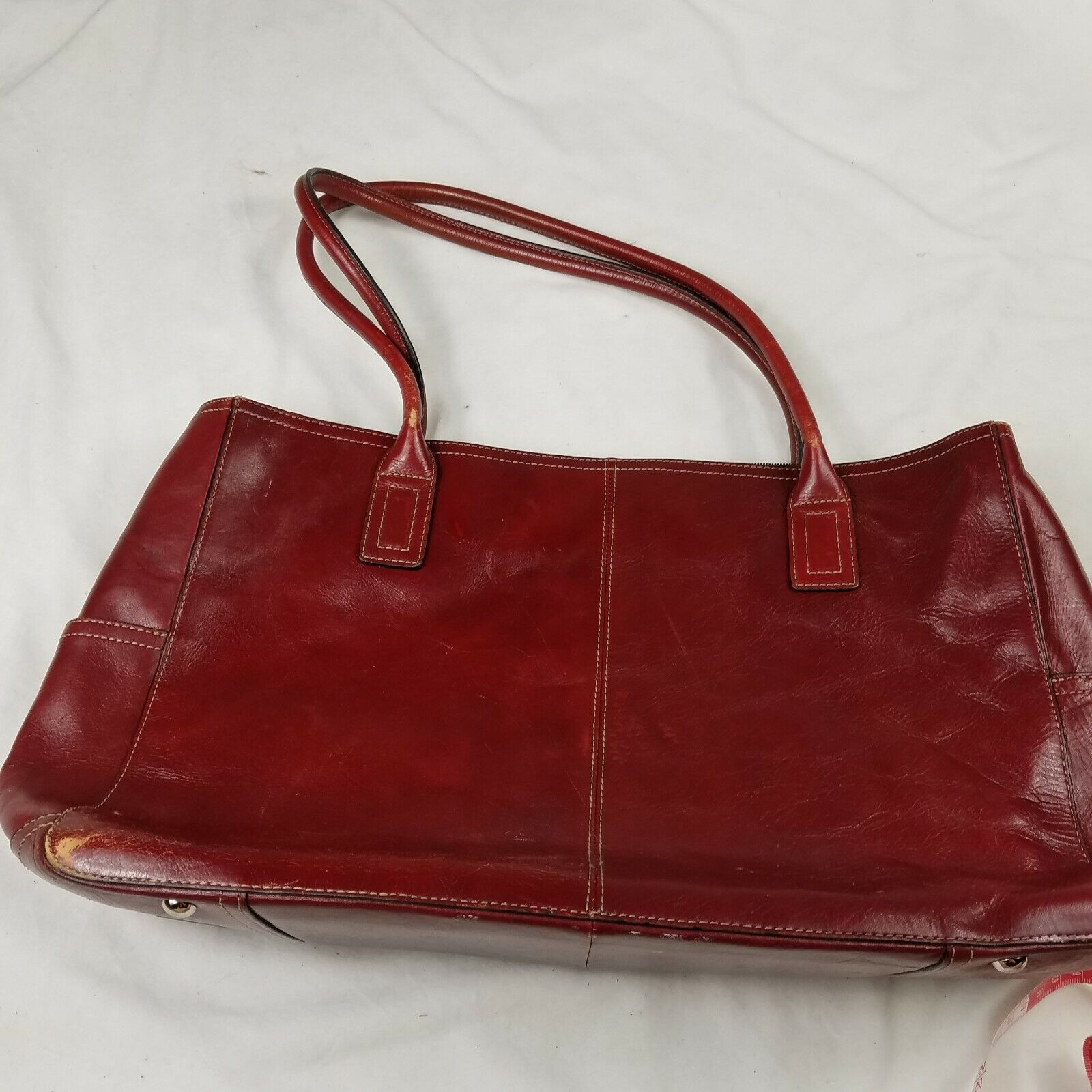 FOSSIL 1954 RED LEATHER Hand Shoulder Bag