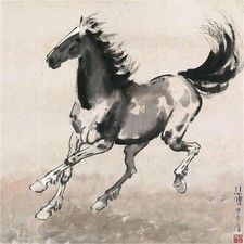 Galloping Stallion Horse Tile Mural Kitchen Bathroom Backsplash Marble Ceramic