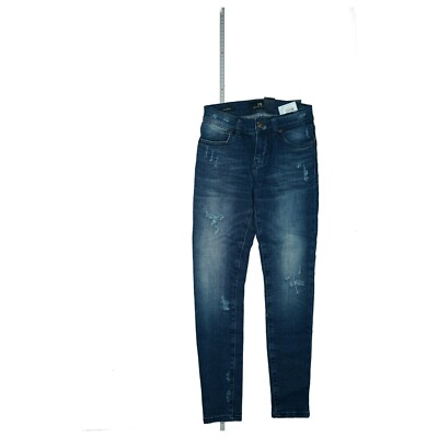 LTB Lonia ladies stretch slim skinny 7/8 jeans trousers W24 XS use look dark blue NEW.