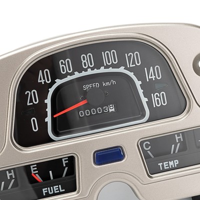 Replacement Speedometer Gauge Cluster For 1975-1980 Toyota Land Cruiser FJ40 FJ45 BJ40 - 12V, KM/H, 50A Ammeter