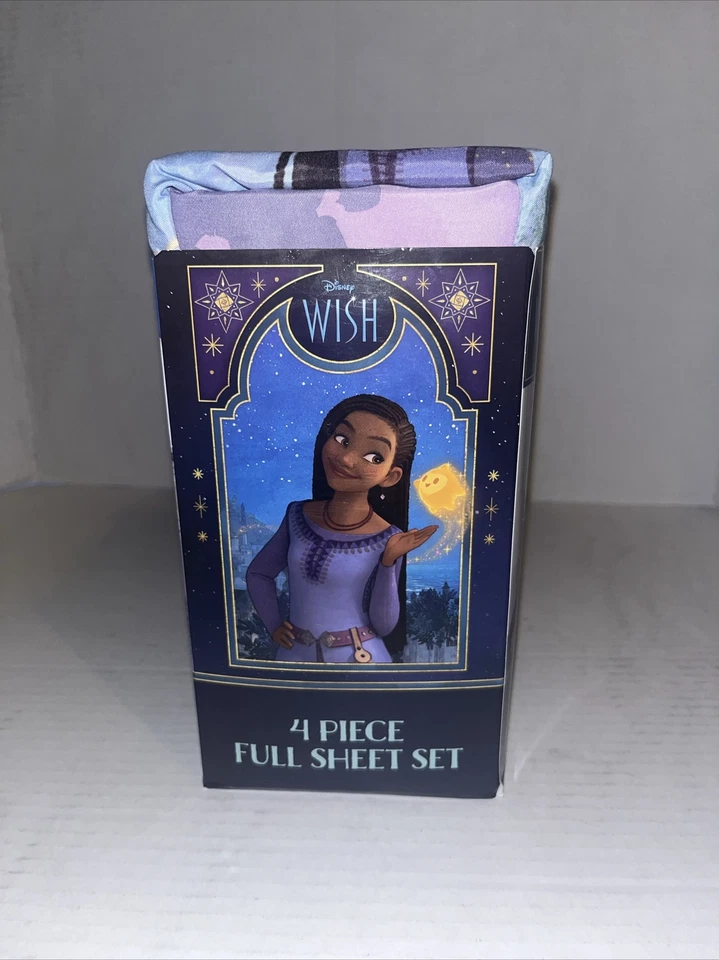 Juego completo de sábanas ajustables/completas Disney cuatro piezas dos fundas de almohada microfibra Foto 2 de 3