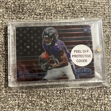 2023 Plates And Patches Zay Flowers American Metal Case Hit SSP Ravens