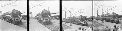 4 x Eisenbahn Negativ DR Dampflok BR 02 0201-0   ( 237