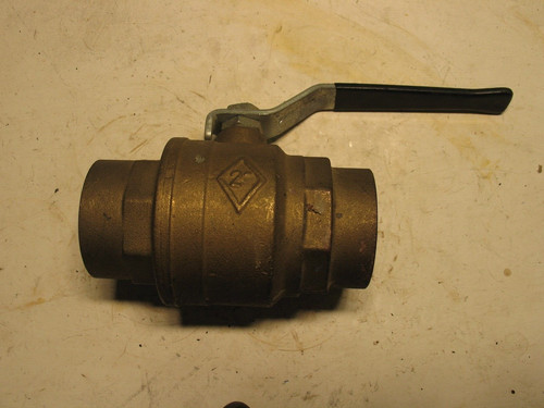NEW PROFLO SWEAT SOLDER 2" BRASS FULL PORT BALL VALVE 150WSP/600WOG P9022