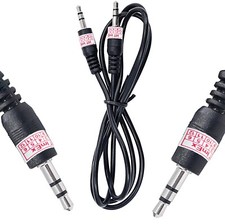 AUX 3,5mm Klinken Stecker Audio Kabel kompatibel für CANTON DM 60 Soundbase