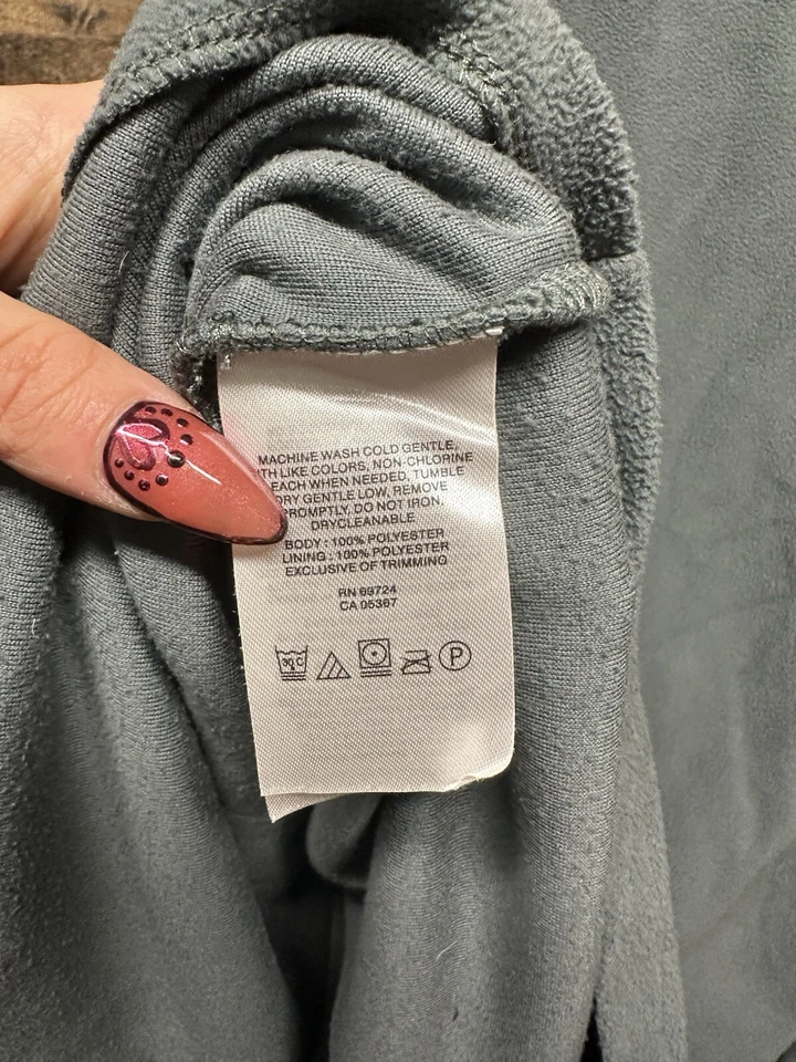 Botão masculino de lã manga longa Columbia tamanho X-Grande - Imagem 4 de 4