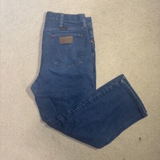 Wrangler 936DEN Men’s 36x34 Straight Leg Denim Jeans Vintage Made In USA