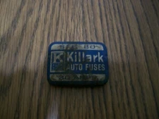 vintage metal tin killark auto fuses great automotive find