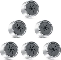 Alyvisun 6Pcs Selbstklebend Geschirrtuchhalter, Runden KüChe Handtuchhalter Ohne