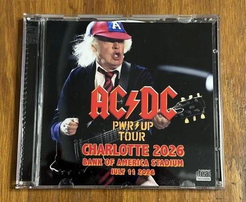 AC/DC Charlotte USA 2026 Angus Young Brian Johnson 2CD 1st night!!