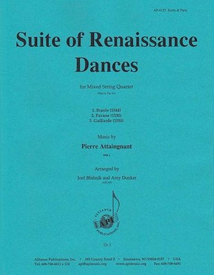 Suite Of Renaissance Dances - Stgqt - Attaingnant-dunker-blahnik