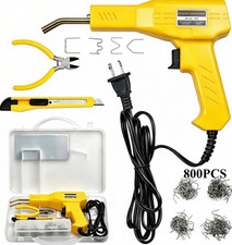 H50 Hot Stapler Plastic Welding Gun Kit 800pcs Staples Car Bumper Crack Repair H50 Hot Stapler Plastic Welding Gun Kit 800pcs Staples Car Bumper Crack Repair