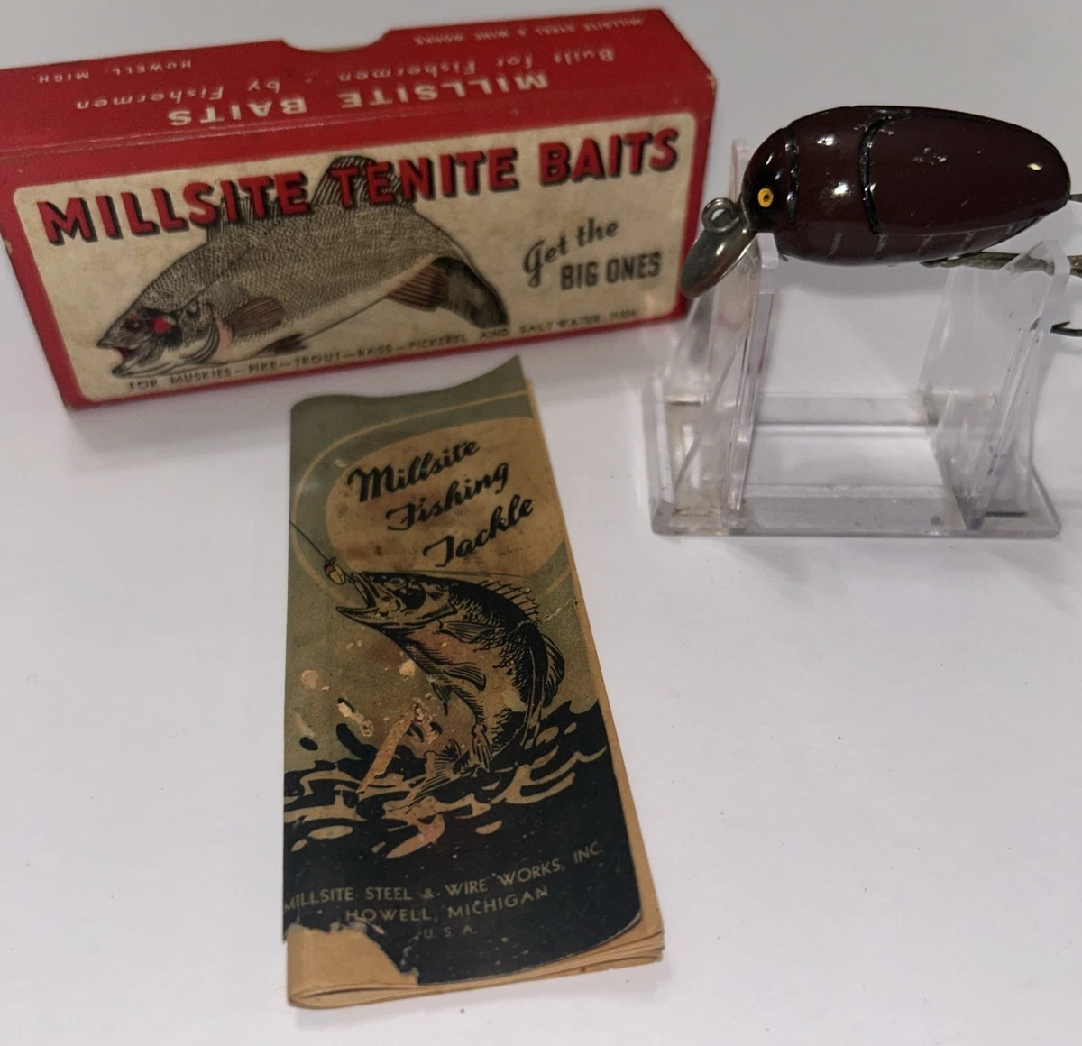 MILLSITE ミルサイト　ラトルバグ　パドルプラグ　オールド Millsite for sale | eBay