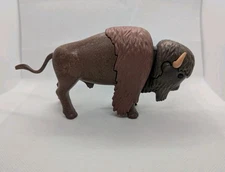 Vintage Playmobil Buffalo Bison Wild Animal Western 1988