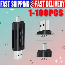 Card Reader USB 3.0 To SD Micro TF Memory Card Adapter PC Laptop Accessories Lot