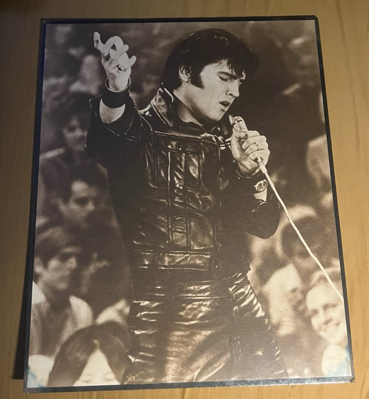 Elvis Good Star Collection Photo 8x10 In Plastic With Card