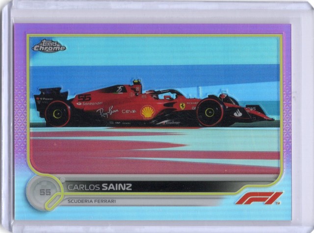2022 Topps Chrome Formula 1 - Carlos Sainz #118 Pink Refractor /75