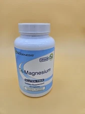 Biogenesis Vegan Tri-Magnesium Supplement 120 Capsules SEALED Gluten Free 05/26