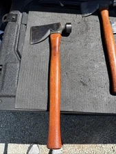 NOS Ugly Sears Craftsman USA 48286 M 28oz Hatchet Hammer w/ Wood Handle Roofing