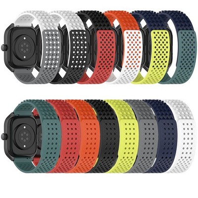 Universal Silicone Watch Strap Watchband Spare Accessory for Amazfit GTS4 Mini